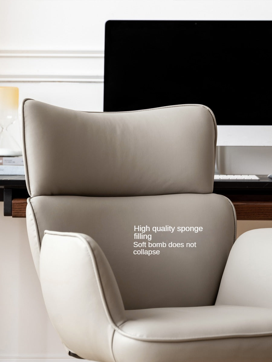Organic Leather Lift Office Chair
