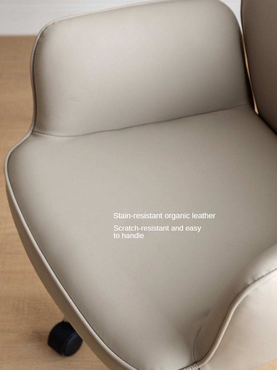 Organic Leather Lift Office Chair