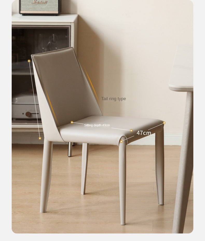 Saddle Leather Dining Chair