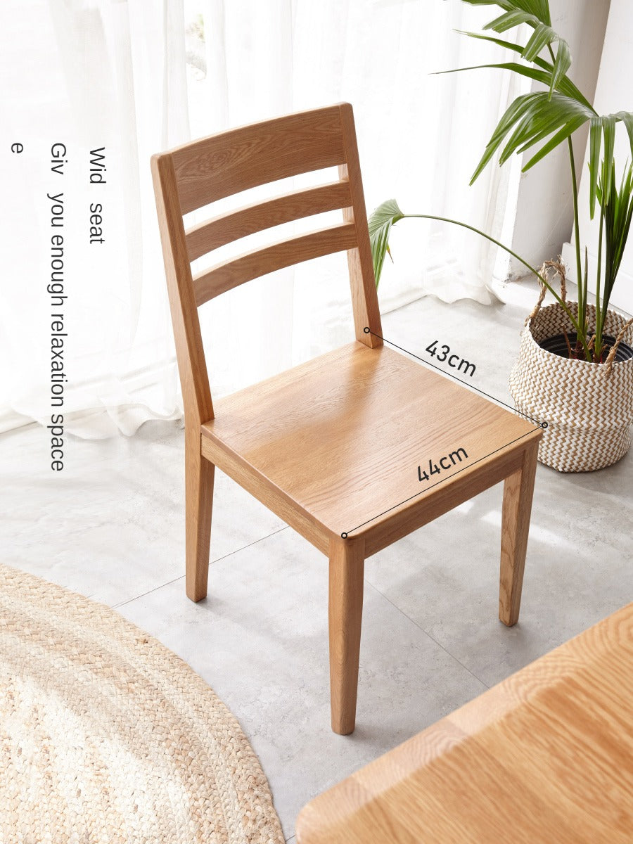 4 pcs set Oak, Ash Solid Wood - Dining Chair