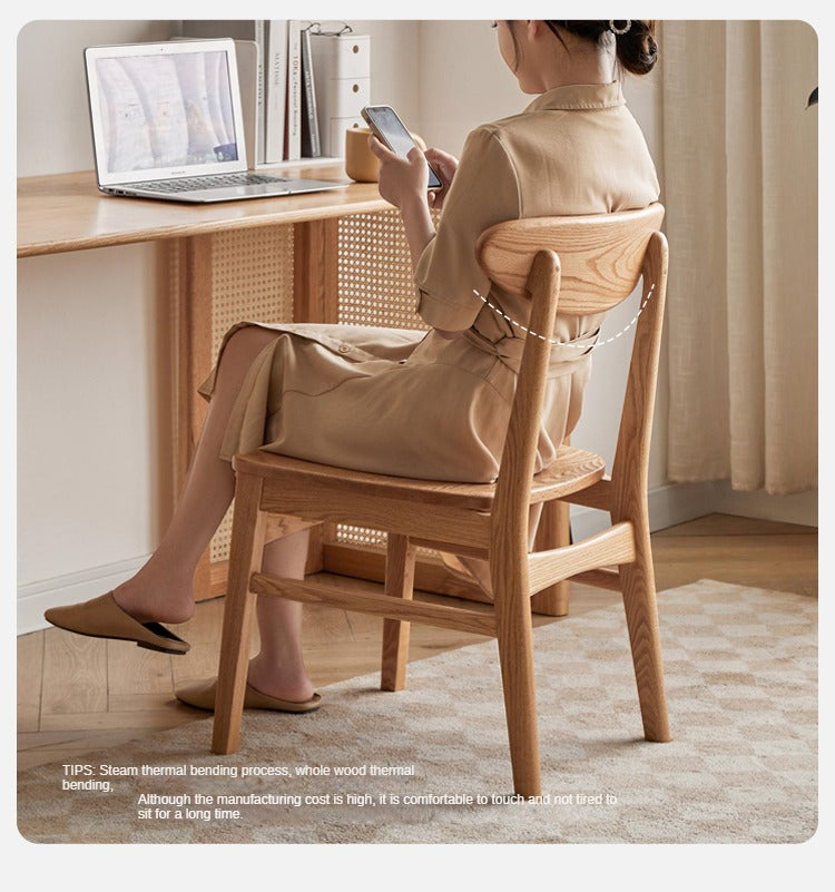 4 pcs set Ash, Oak, Beech Solid Wood - Dining Chair