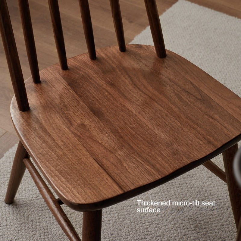Black Walnut, Ash, Oak Solid Wood Windsor chair 4 pcs Set