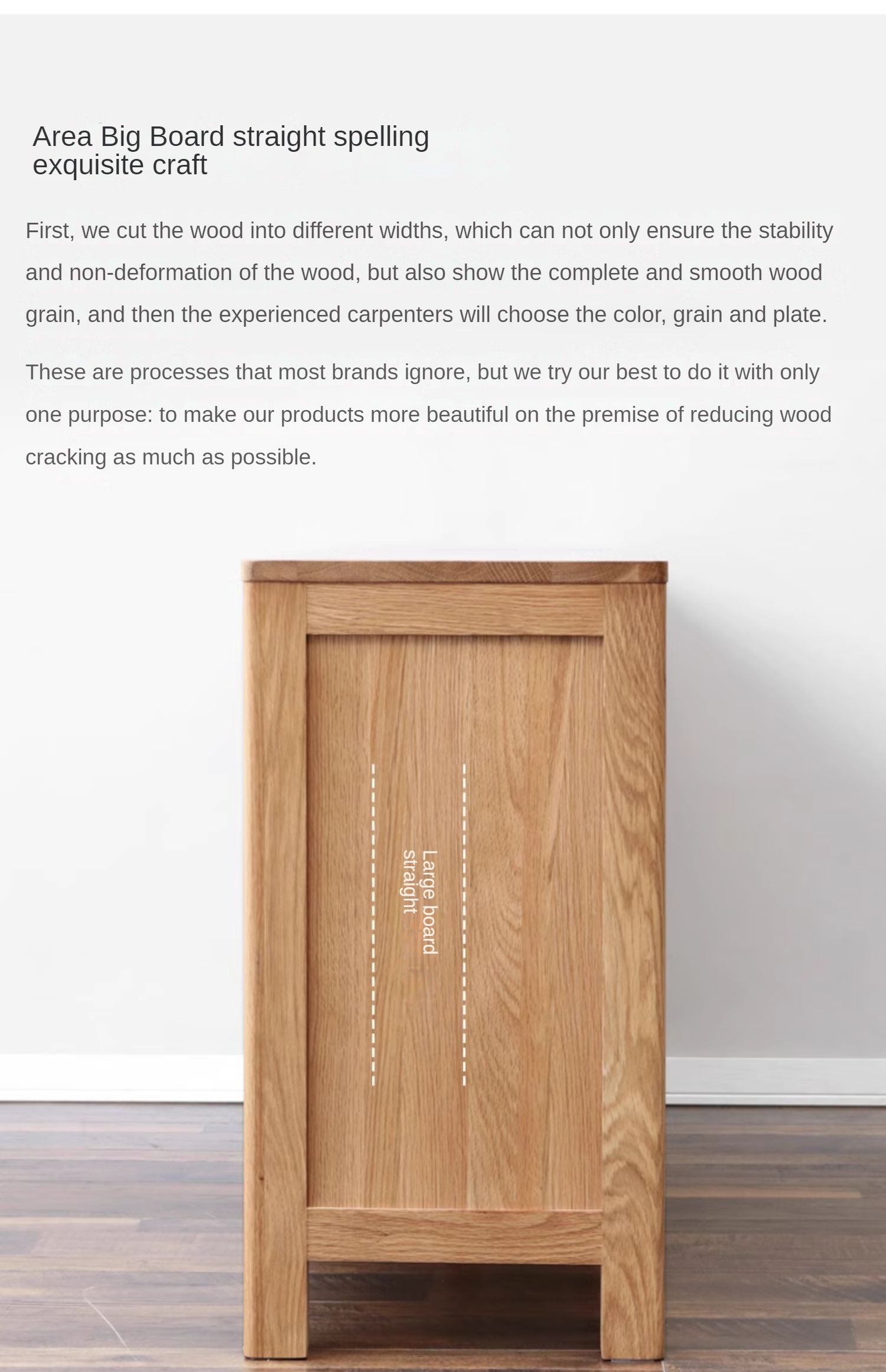 Oak Solid Wood, Solid Rubberwood Seven Drawers Drawer