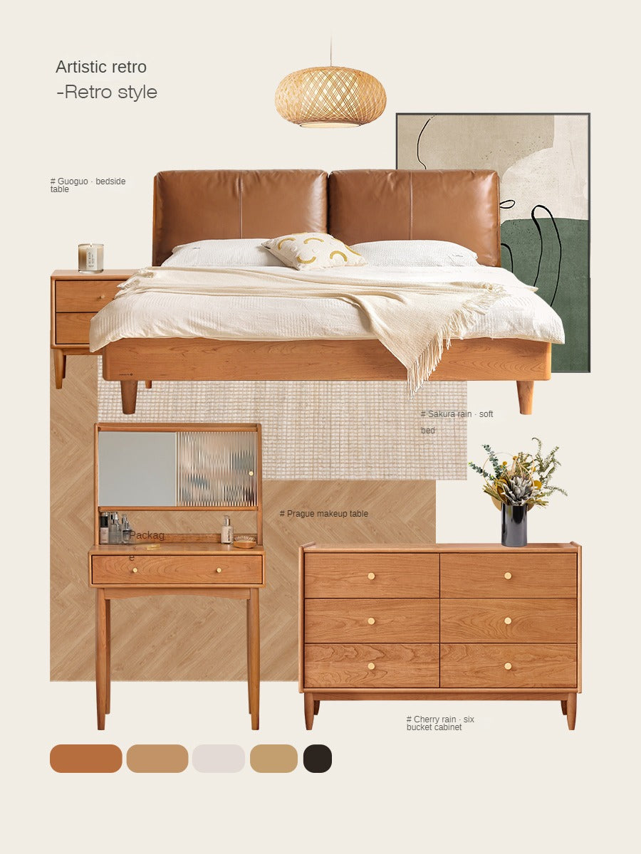 Cherry Solid Wood Chest Of Drawers