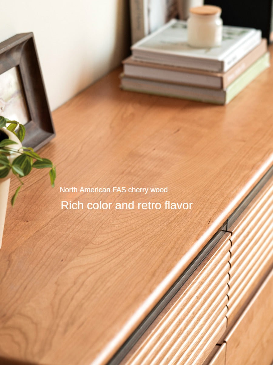 Cherry Solid Wood Chest Of Drawers