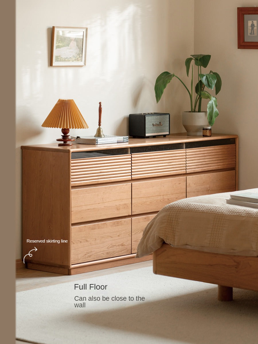 Cherry Solid Wood Chest Of Drawers