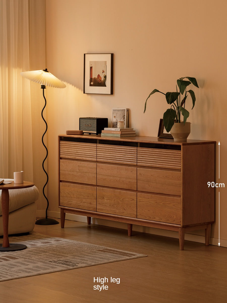 Cherry Solid Wood Chest Of Drawers