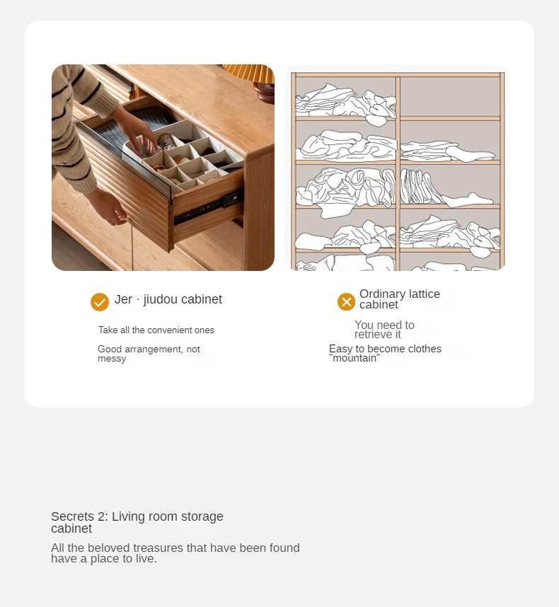 Cherry Solid Wood Chest Of Drawers