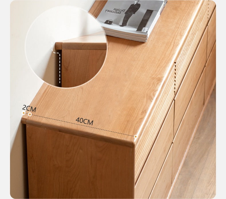 Cherry Solid Wood Chest Of Drawers