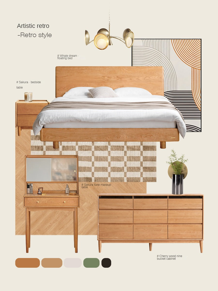 Cherry Solid Wood Chest Of Drawers