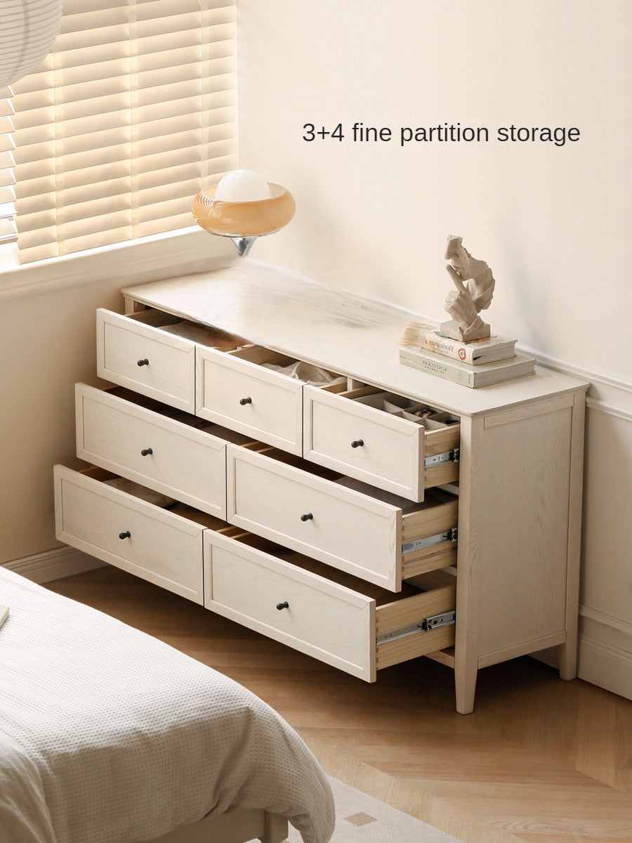 Oak Solid Wood American Style Chest of Drawers