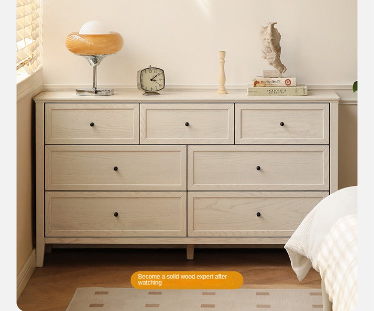 Oak Solid Wood American Style Chest of Drawers