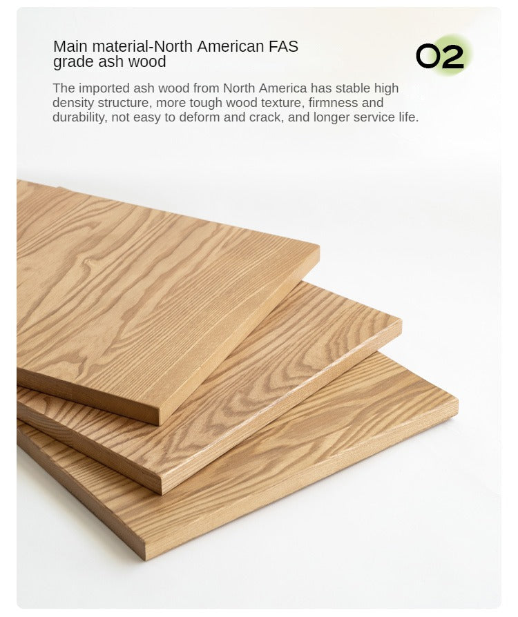 Ash Solid Wood Dresser, Drawer Storage Cabinet