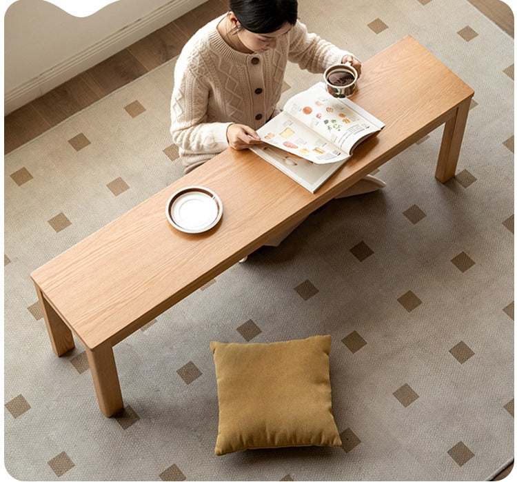 Oak Solid wood Bench