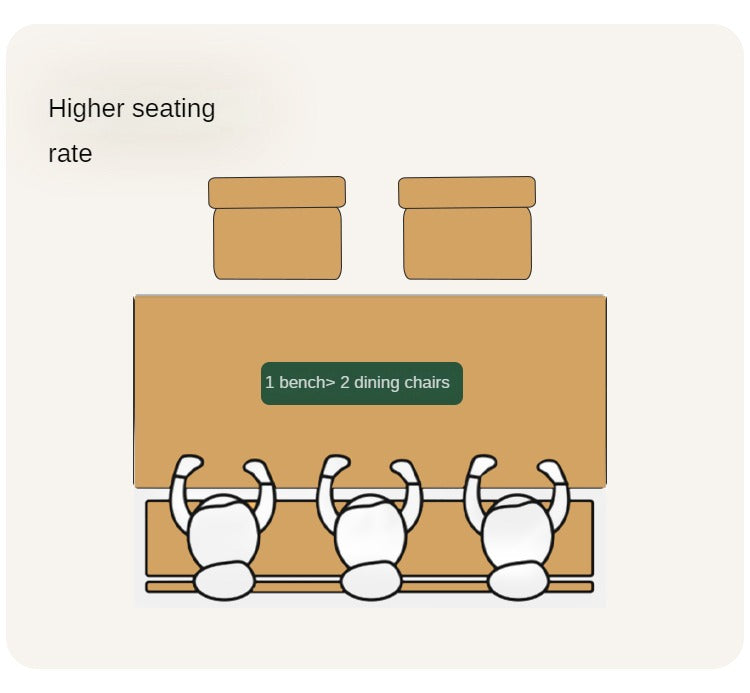 Oak Solid wood Bench