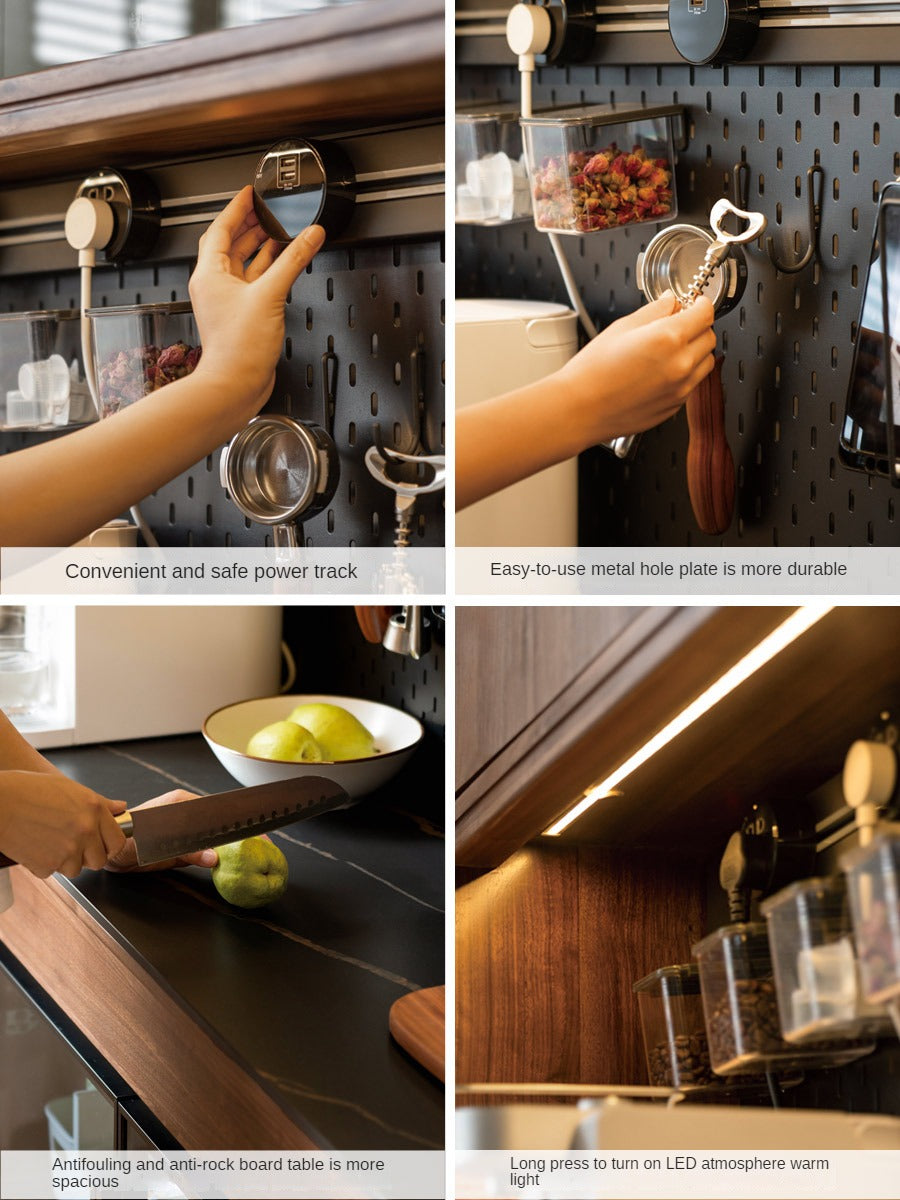 Black Walnut, South American Walnut Solid Wood Sideboard, Buffet Cabinet