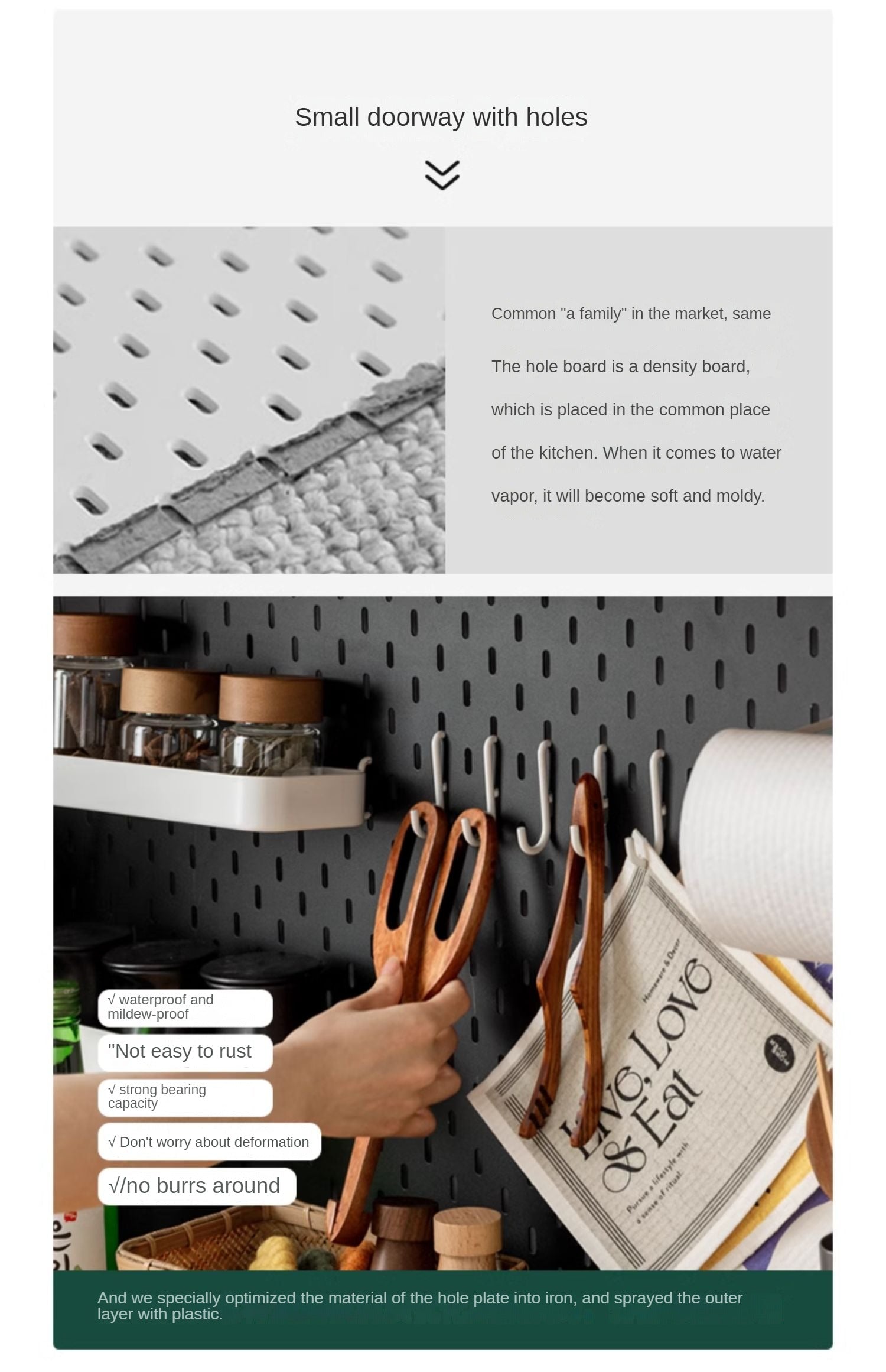 Ash Solid Wood Sideboard Multi-Functional Buffet Cabinet