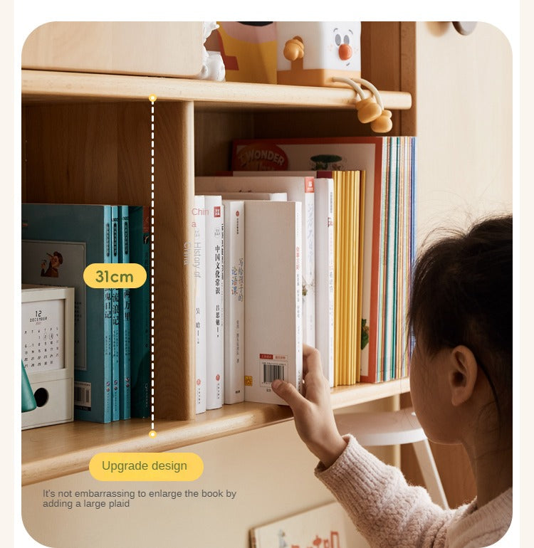 Beech Solid Wood Combination Simple Kids Desk