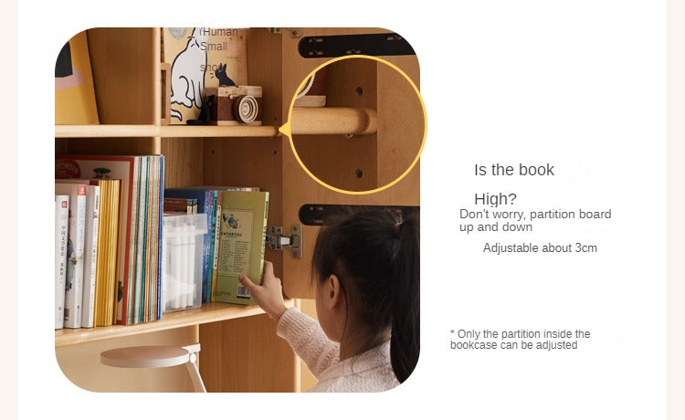 Beech Solid Wood Combination Simple Kids Desk