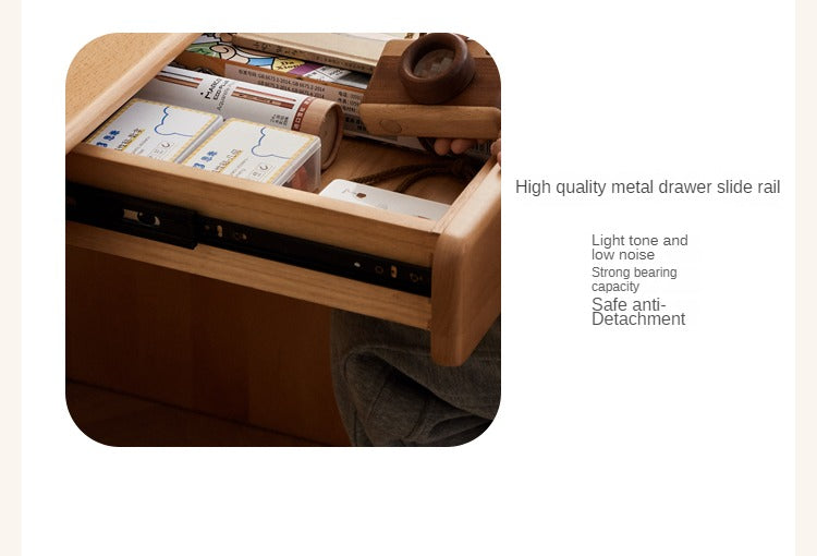 Beech Solid Wood Combination Simple Children's Desk
