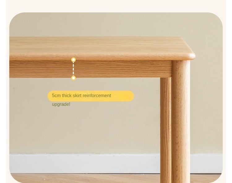 Oak Solid Wood Handmade Children's StudyTable