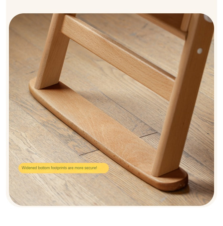 Beech Solid Wood Baby Lifting Dining Chair