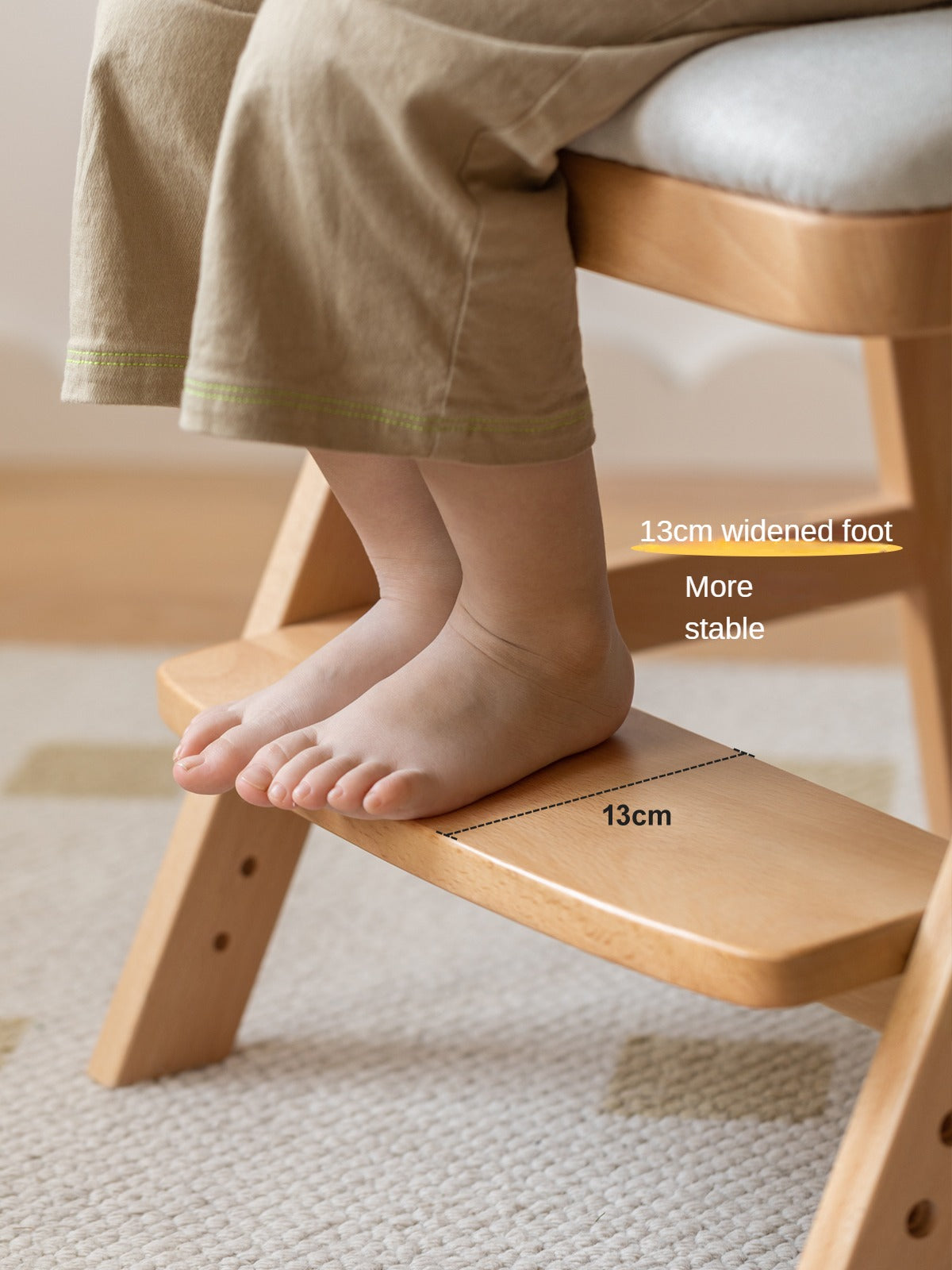 Beech Solid Wood Adjustable Lift Chair.