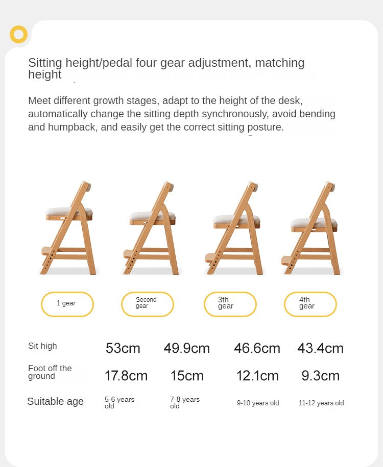 Beech Solid Wood Adjustable Lift Chair.