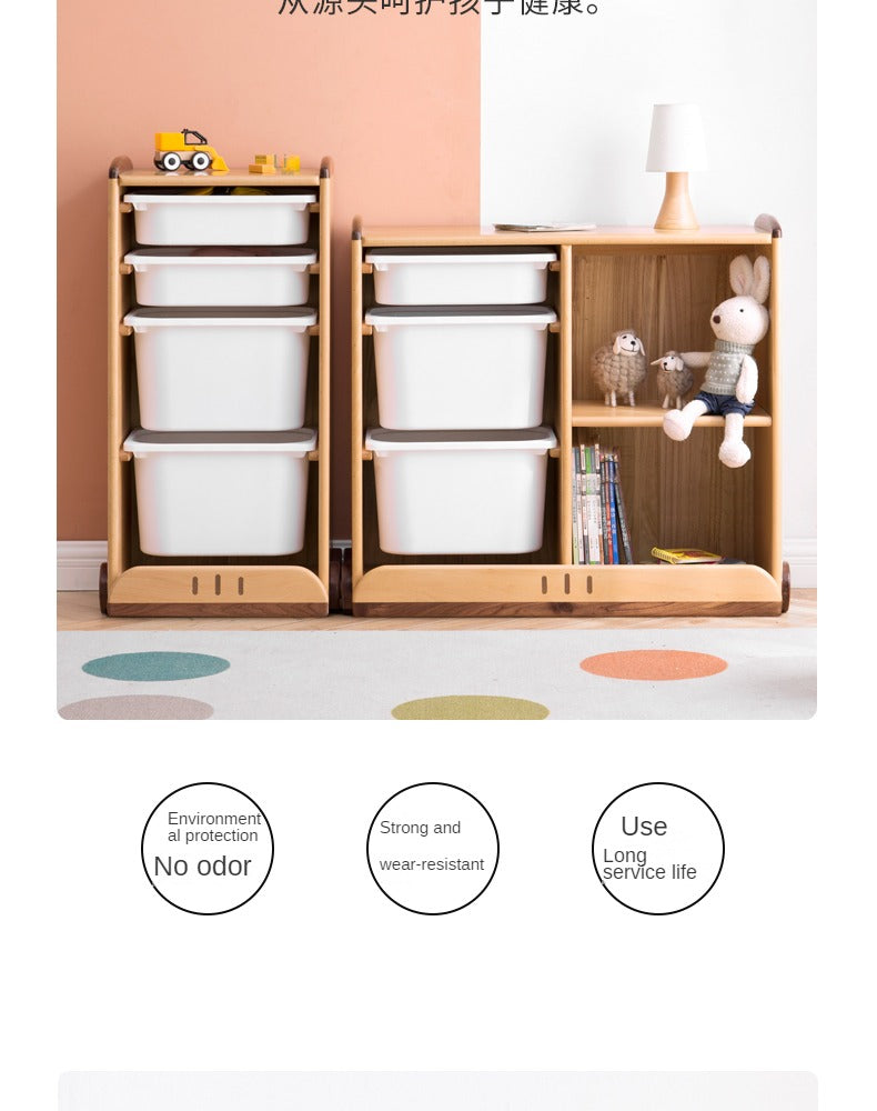 Beech Solid Wood Kids Storage