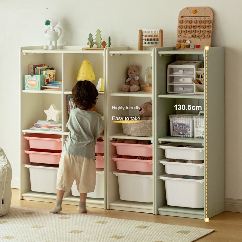 Poplar Solid Wood Children's Сombination Bookshelf