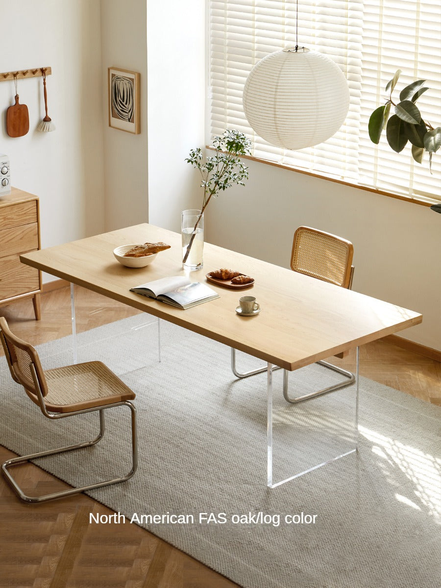 Oak Solid Wood Suspended Dining Table