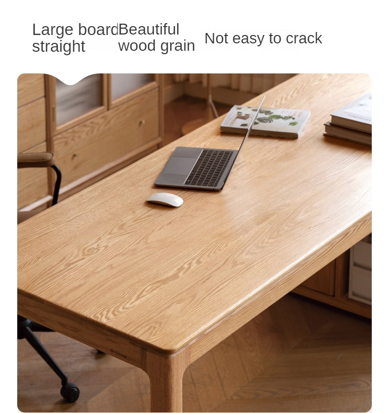 Oak, Ash Solid Wood Long Dinner Table