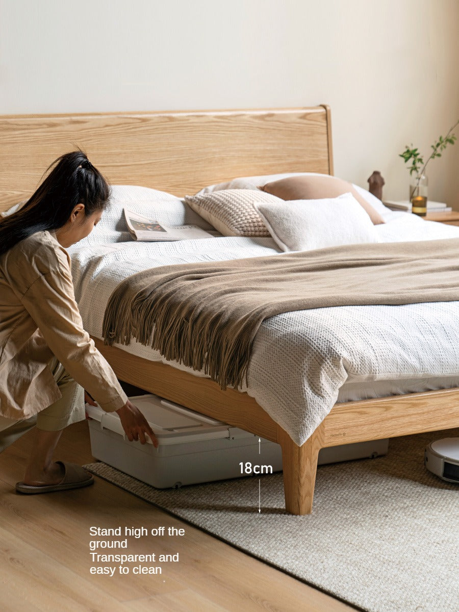 Oak Solid Wood Bed