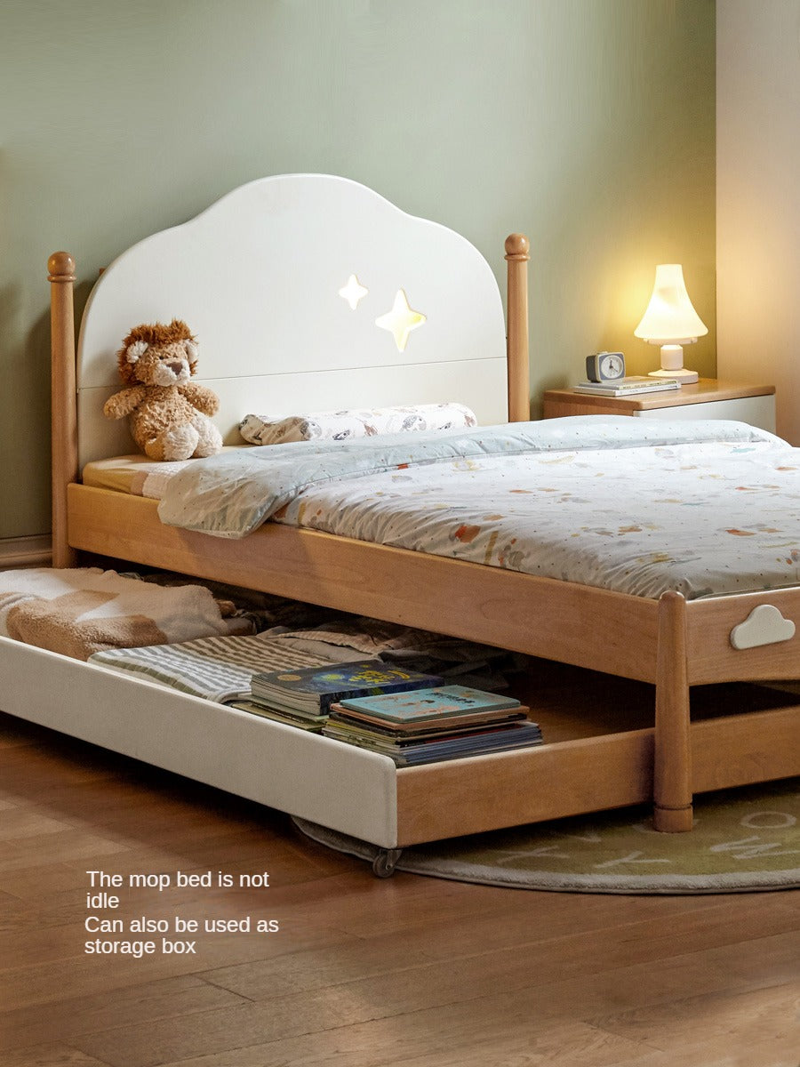 Beech solid wood Kids bed multi-functional bunk bed<