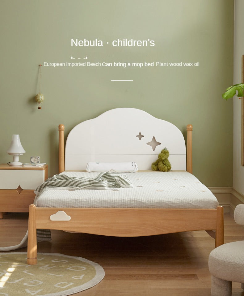 Beech solid wood Kids bed multi-functional bunk bed<