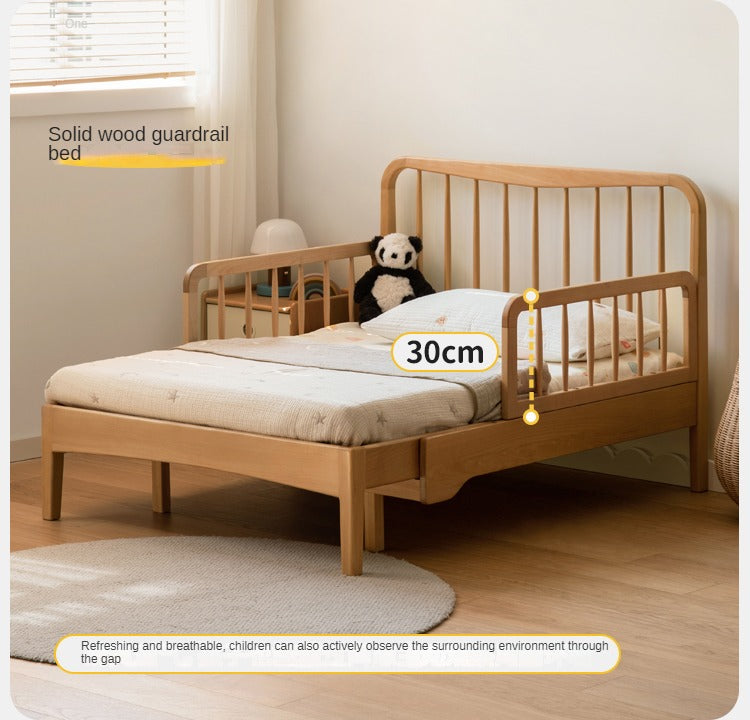 Beech, Oak solid wood Whispering Telescopic Bed<