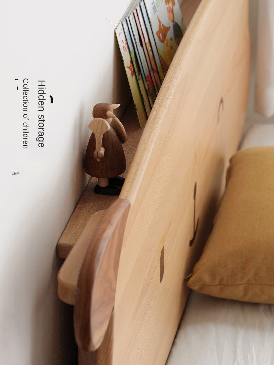 Oak solid wood Cute dog bed<