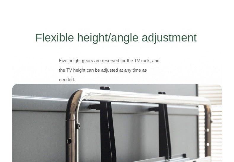 Ash Solid Wood TV Rack Removable Floor-Standing Cart.