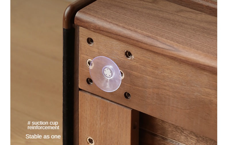 Black Walnut, Oak, Ash, Sandalwood Solid Wood Retractable Dressing Table.