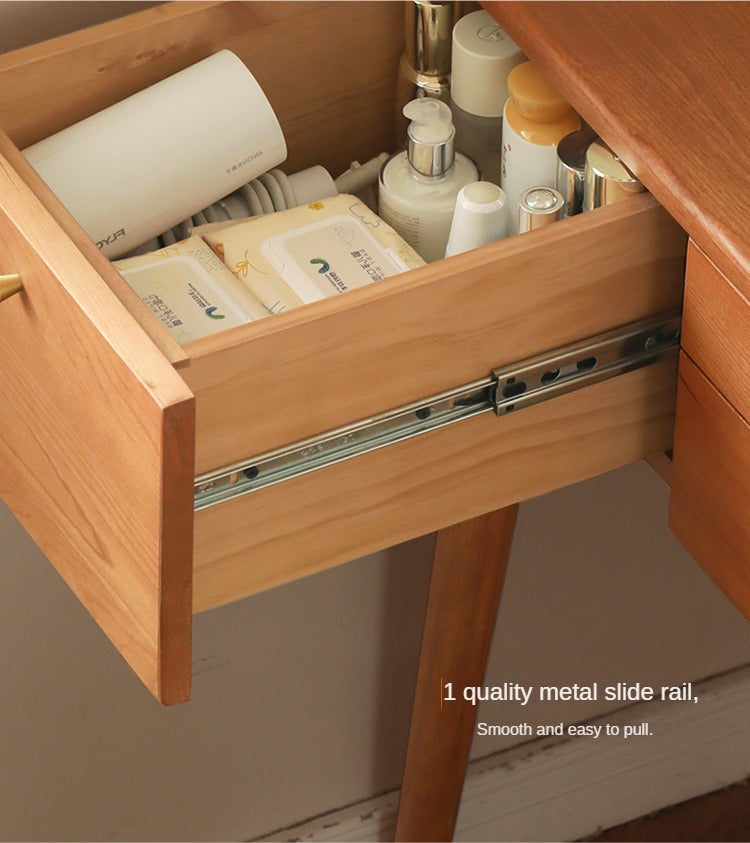 Cherry Solid Wood Small Dressing Table.