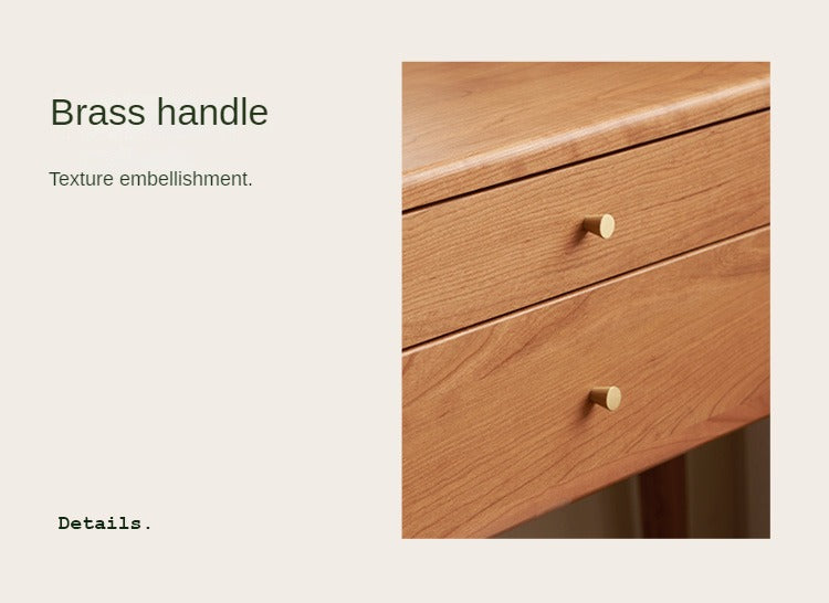 Cherry Solid Wood Small Dressing Table.