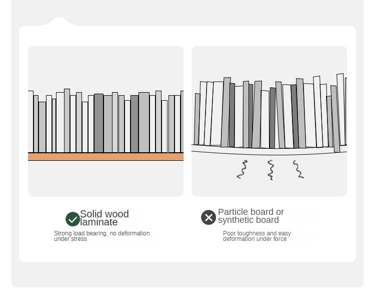 Oak, Solid Rubberwood Modern Bookcase Storage