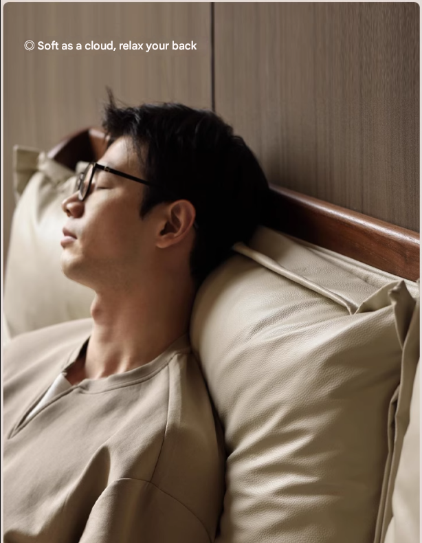 Black Walnut, Sandalwood Solid Wood Leather,Technology Cloth Bed