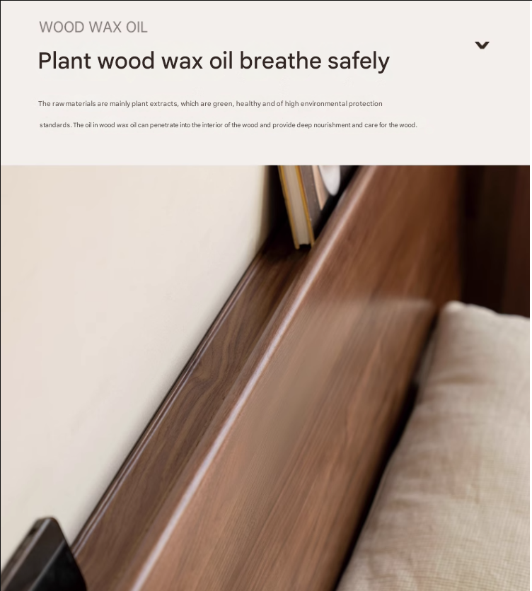 Teak Solid Wood, Black Walnut Solid Wood Bed