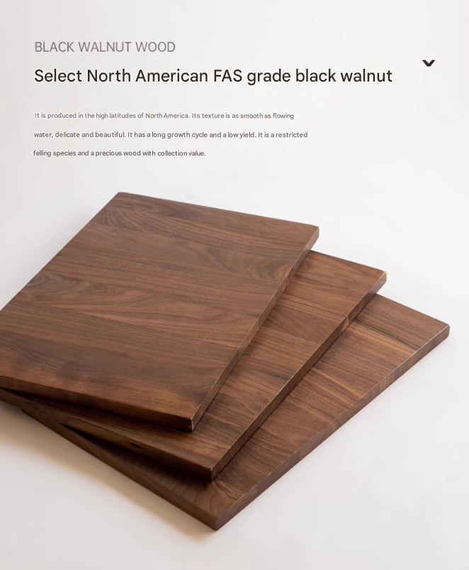 Teak Solid Wood, Black Walnut Solid Wood Bed