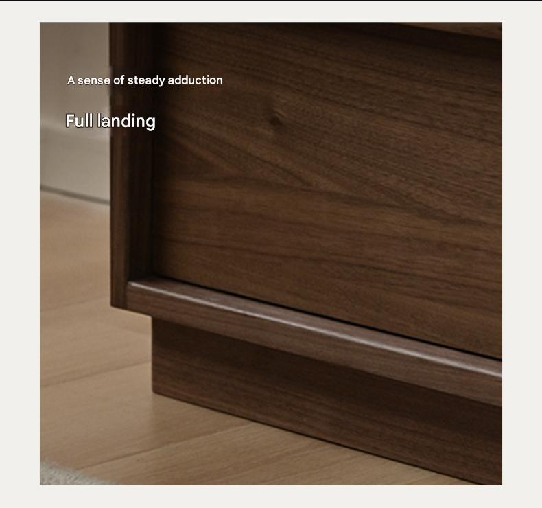 Black Walnut, Sandalwood, White Oak Solid Wood Drawer Cabinet))