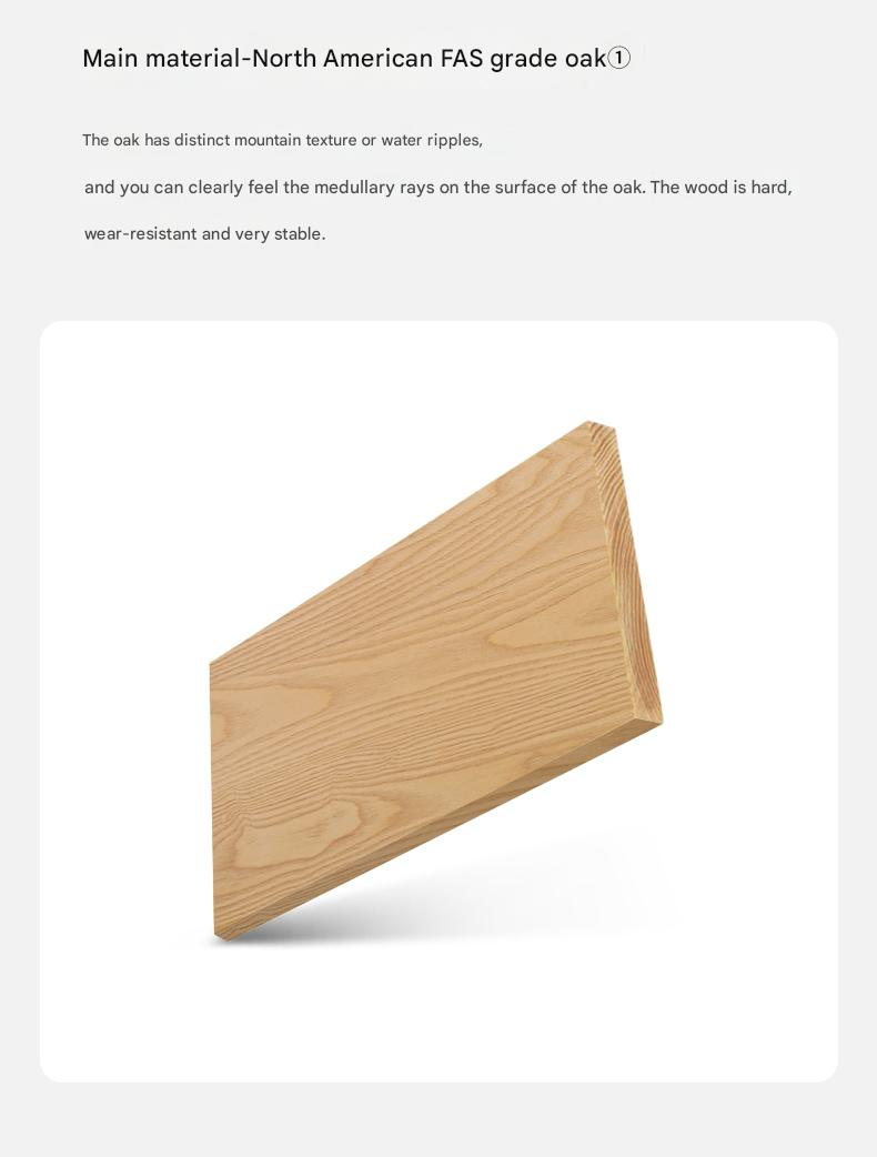 Oak Solid Wood Bed