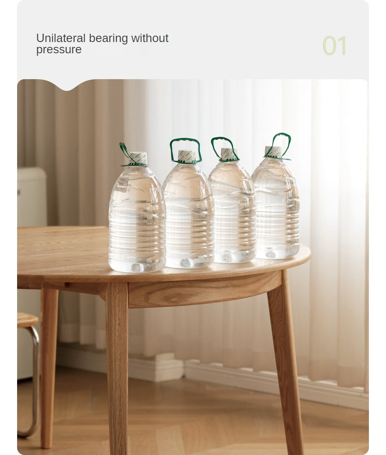 Oak Solid Wood Folding Dining Table