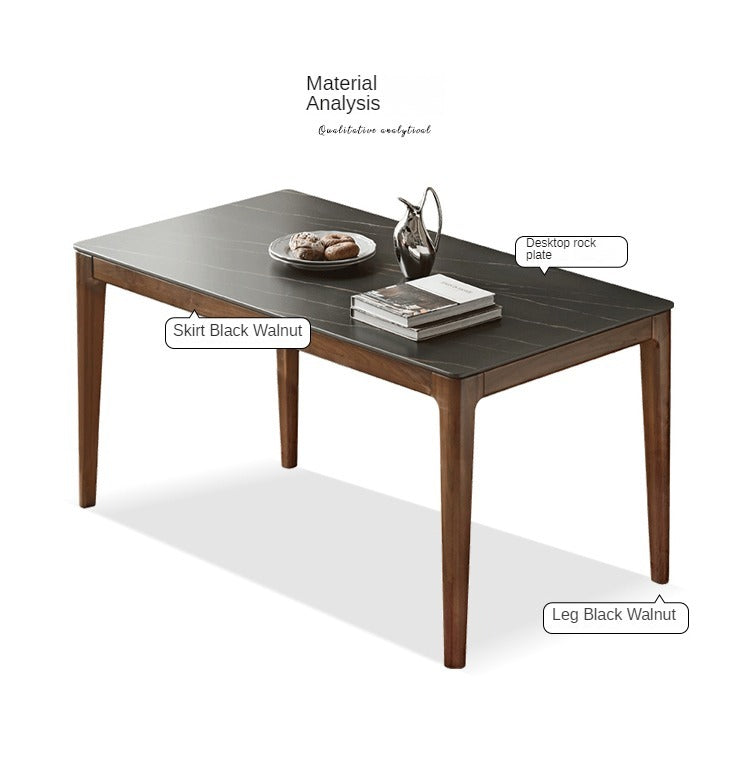 Black Walnut Dining Tables With Slate Top