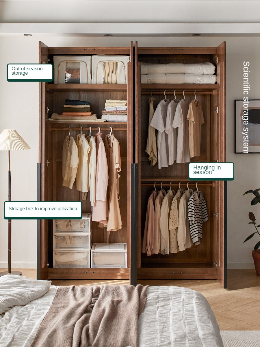 Oak Solid Wood Wardrobe.